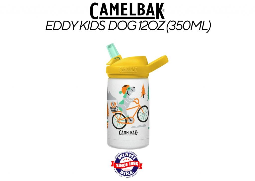 GARRAFA CAMELBAK EDDY KIDS SST VACUUM INSULATED 12OZ (350ML) BIKING DOGS