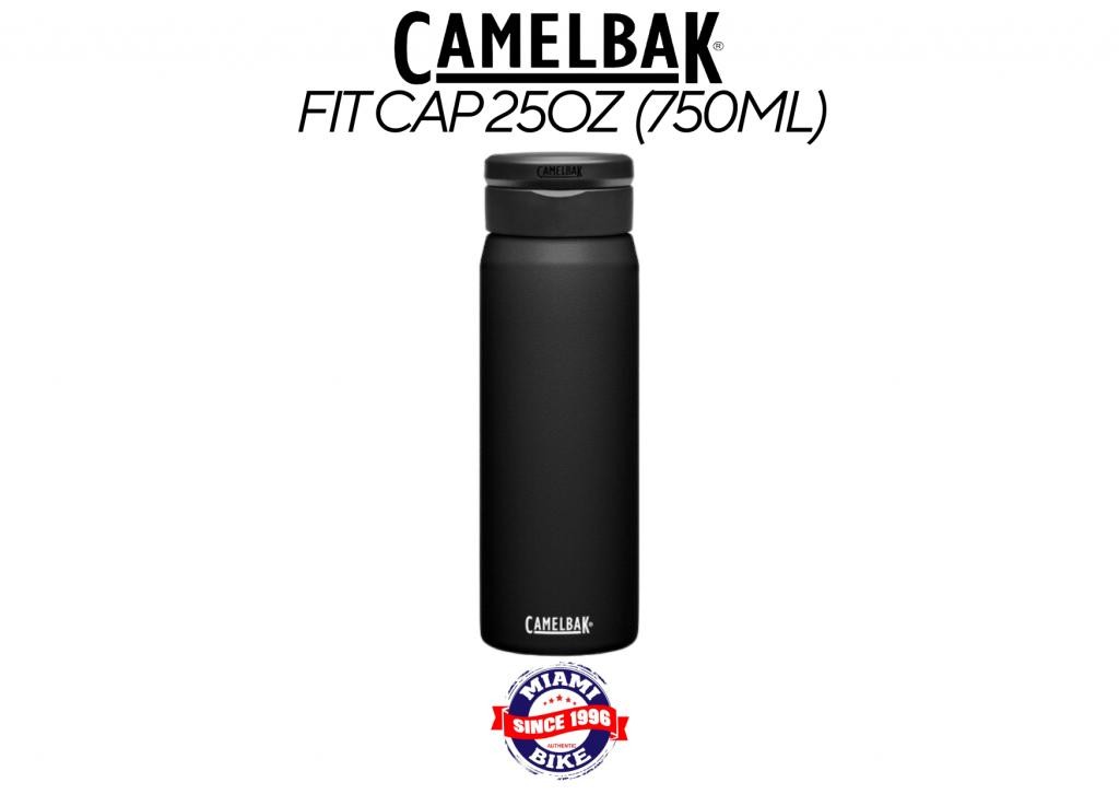 GARRAFA CAMELBAK FIT CAP SST VACUUM INSULATED 25OZ (750ML) BLACK