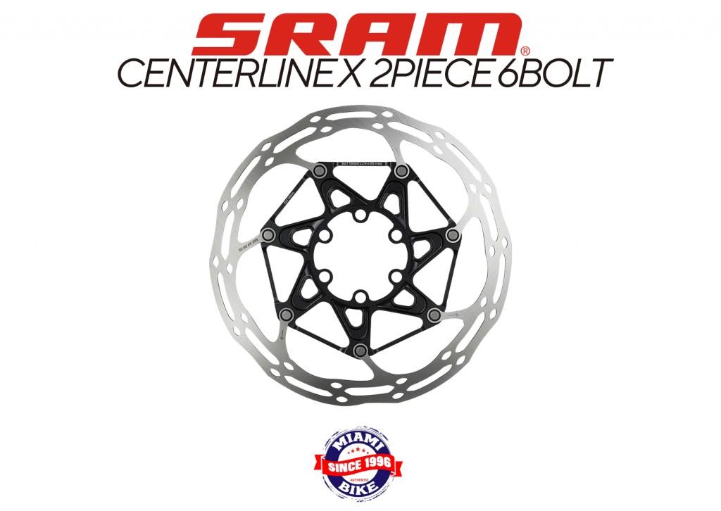 SRAM ROTOR CENTERLINE X 2PIECE 6-BOLT 160MM