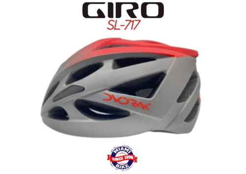 CAPACETE DVORAK SL-717 RED/SVR C/LUZ